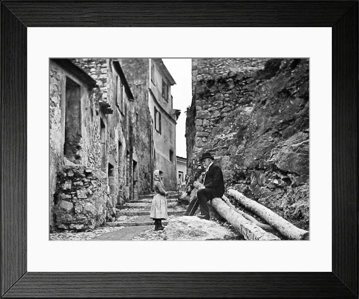 Framed Print : Eze in France Victorian period Framed Print : Eze in France Victorian period