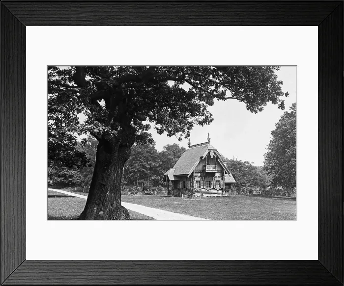 Framed Print : The Russian Cabin Welbeck Abbey Sherwood Forest Framed Print : The Russian Cabin Welbeck Abbey Sherwood Forest