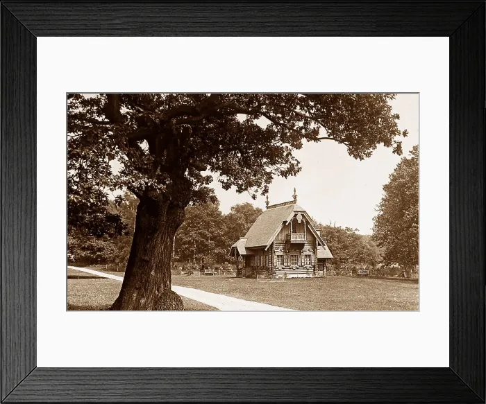Framed Print : The Russian Cabin, Sherwood Forest, Welbeck Abbey Framed Print : The Russian Cabin, Sherwood Forest, Welbeck Abbey