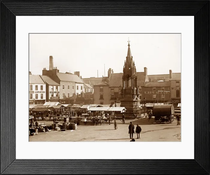 Framed Print : Market Place, Mansfield Framed Print : Market Place, Mansfield