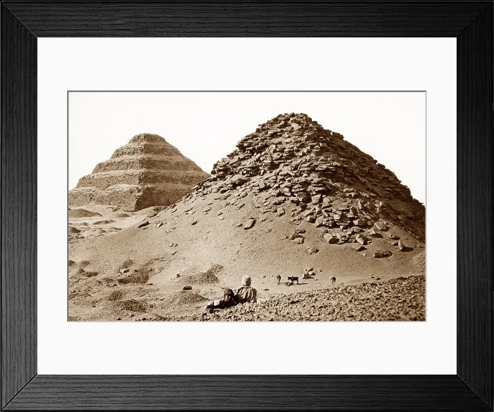 Framed Print : Stepped Pyramid of Sakkara, Egypt Framed Print : Stepped Pyramid of Sakkara, Egypt