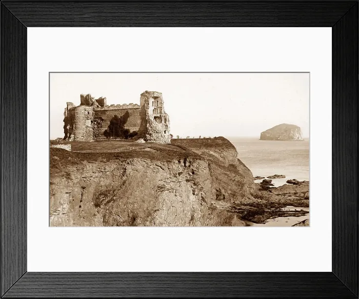 Framed Print : Tantallon Castle and Bass Rock, Scotland Framed Print : Tantallon Castle and Bass Rock, Scotland