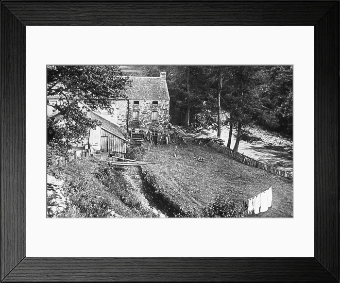 Framed Print : Luss Mill Loch Lomond Victorian period Framed Print : Luss Mill Loch Lomond Victorian period
