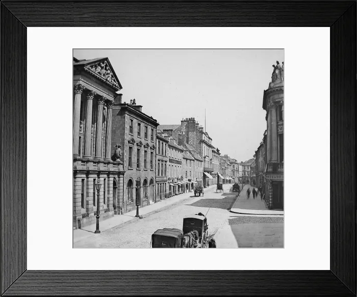 Framed Print : Inverness High Street Victorian period Framed Print : Inverness High Street Victorian period