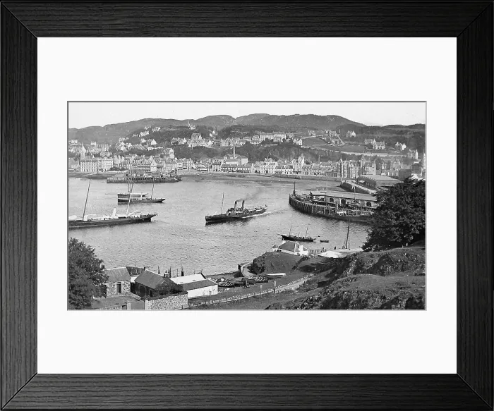 Framed Print : Oban Bay Victorian period Framed Print : Oban Bay Victorian period
