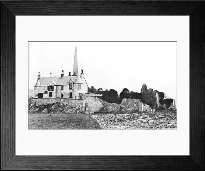 Framed Print : Dunglass Castle Victorian period Framed Print : Dunglass Castle Victorian period