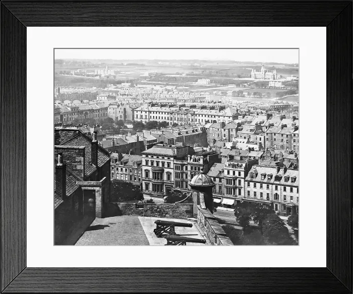 Framed Print : Edinburgh from the Castle Victorian period Framed Print : Edinburgh from the Castle Victorian period