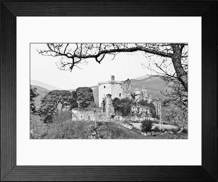 Framed Print : Castle Campbell Victorian period Framed Print : Castle Campbell Victorian period