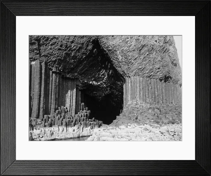 Framed Print : Fingal's Cave Staffa Victorian period Framed Print : Fingal's Cave Staffa Victorian period