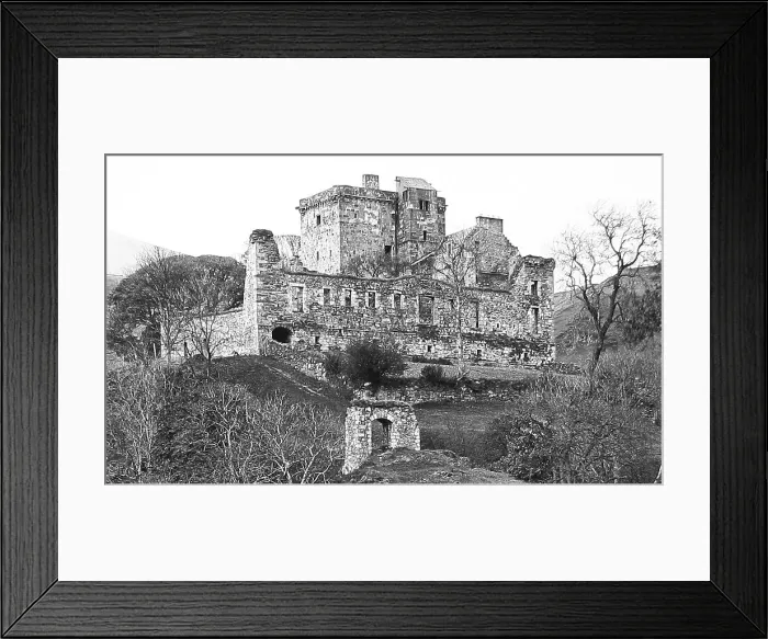 Framed Print : Castle Campbell Victorian period Framed Print : Castle Campbell Victorian period