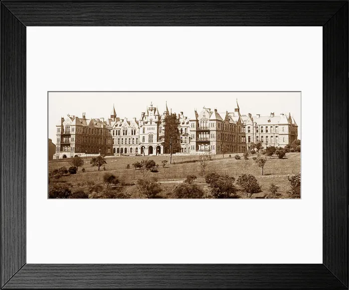 Framed Print : Glasgow Infirmary Victorian period Framed Print : Glasgow Infirmary Victorian period