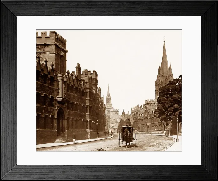 Framed Print : Oxford High Street Framed Print : Oxford High Street