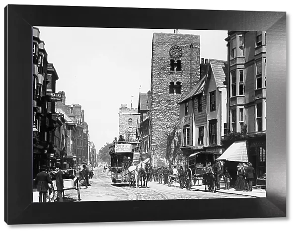 Oxford Cornmarket Street Victorian period