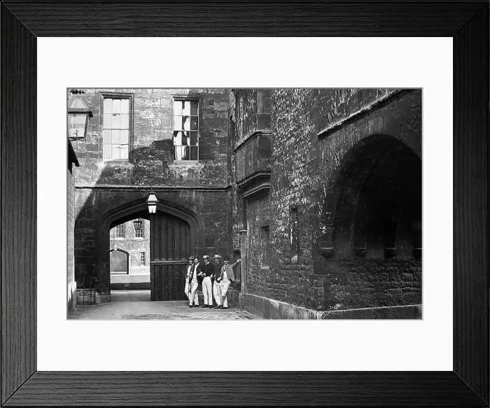 Framed Print : New College Oxford Victorian period Framed Print : New College Oxford Victorian period