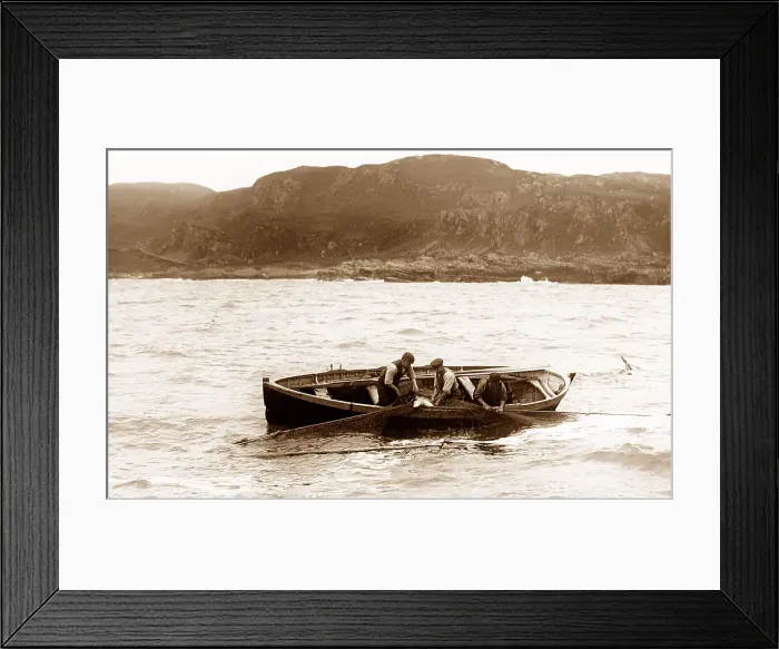 Framed Print : Salmon fishing near Oban, Scotland Framed Print : Salmon fishing near Oban, Scotland