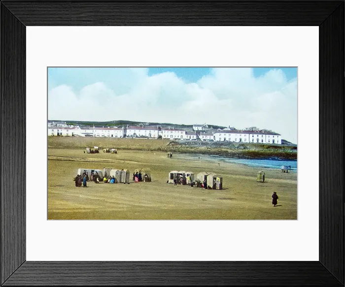 Framed Print : Kilkee, County Clare, Ireland, hand coloured photo Framed Print : Kilkee, County Clare, Ireland, hand coloured photo