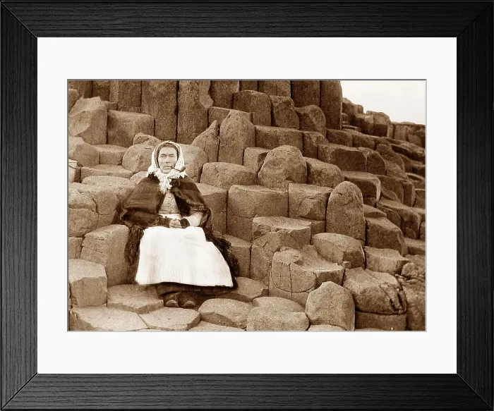 Framed Print : The Wishing Chair, Giants Causeway, Ireland Framed Print : The Wishing Chair, Giants Causeway, Ireland