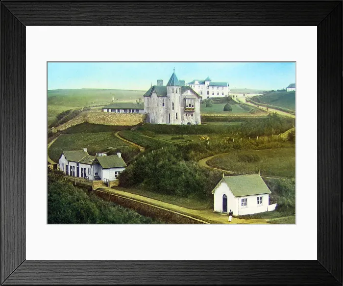Framed Print : Lisdoonvarna, County Clare, Ireland, hand coloured photo Framed Print : Lisdoonvarna, County Clare, Ireland, hand coloured photo