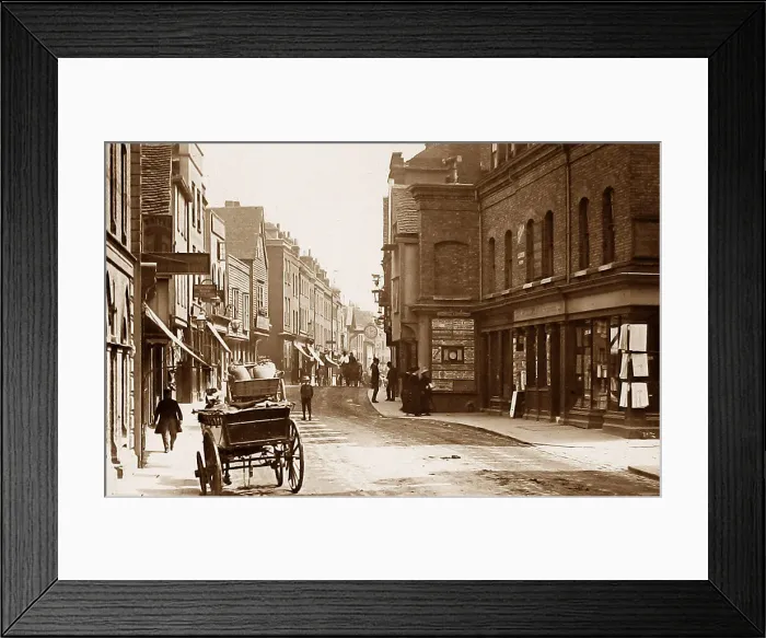Framed Print : Rochester High Street Framed Print : Rochester High Street