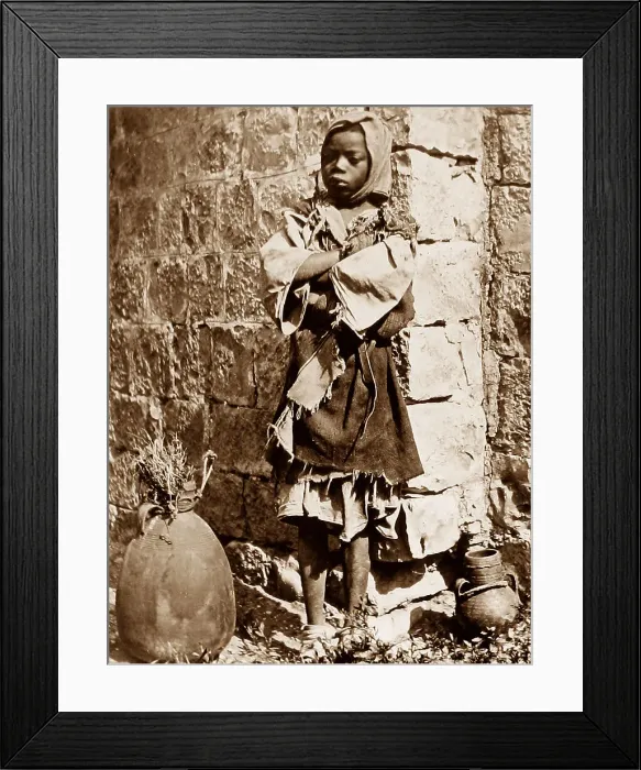 Framed Print : Nubian girl, Cairo, Egypt Framed Print : Nubian girl, Cairo, Egypt