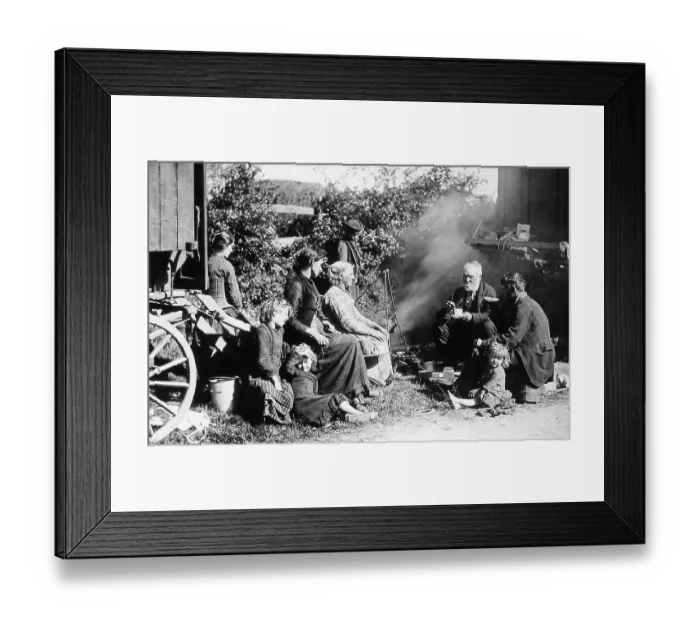 Framed Print : Gypsy family Framed Print : Gypsy family