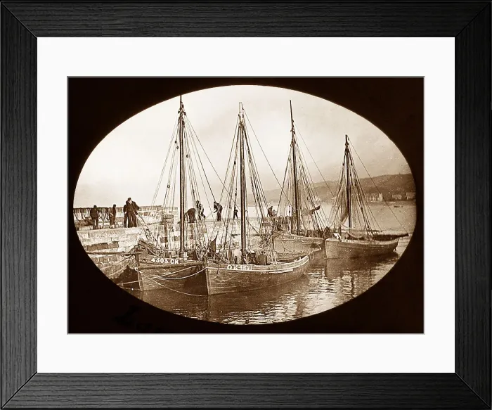 Framed Print : Fishing boats, Largs Pier, Scotland Framed Print : Fishing boats, Largs Pier, Scotland
