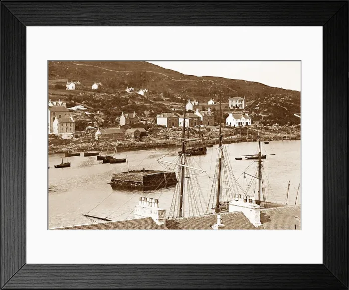 Framed Print : Tarbert Loch Fyne Victorian period Framed Print : Tarbert Loch Fyne Victorian period