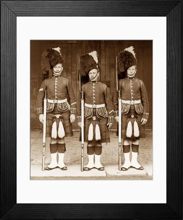 Framed Print : Queens Own Cameron Highlanders, British Army Framed Print : Queens Own Cameron Highlanders, British Army