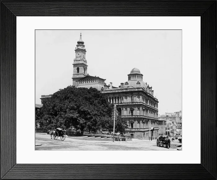 Framed Print : Australia Sydney Lands Office early 1900s Framed Print : Australia Sydney Lands Office early 1900s
