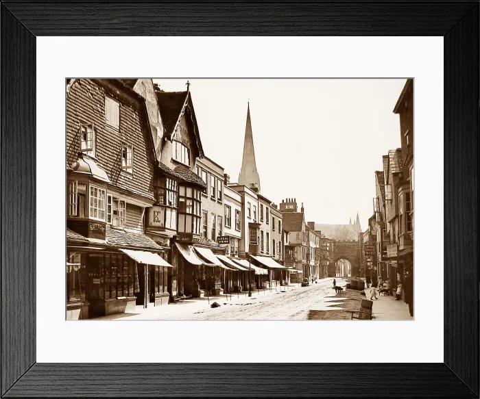 Framed Print : Salisbury High Street Framed Print : Salisbury High Street