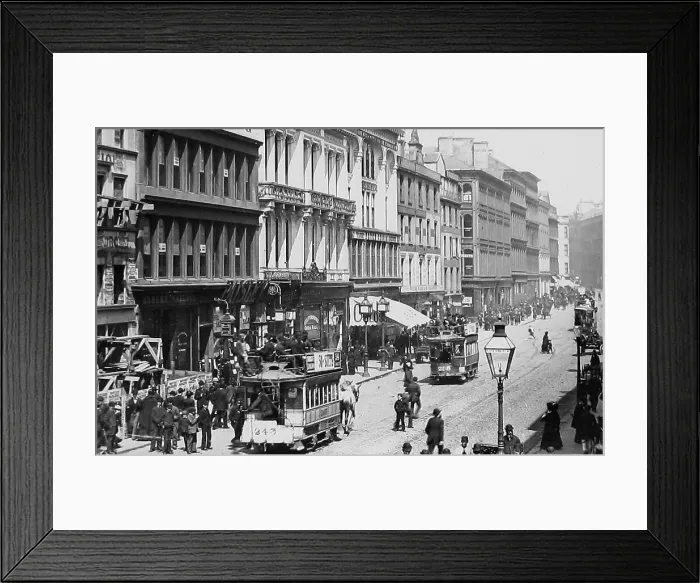 Framed Print : Glasgow Jamaica Street Victorian period Framed Print : Glasgow Jamaica Street Victorian period