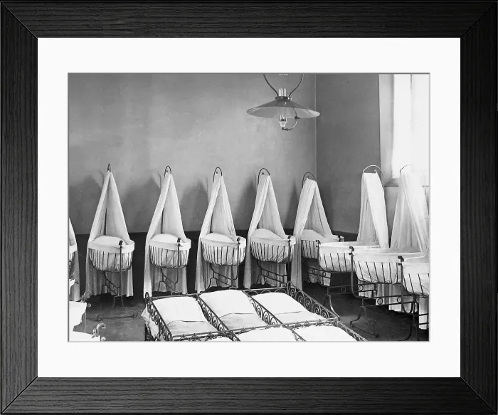 Framed Print : Chartres Municipal Creche pre-1900 Framed Print : Chartres Municipal Creche pre-1900