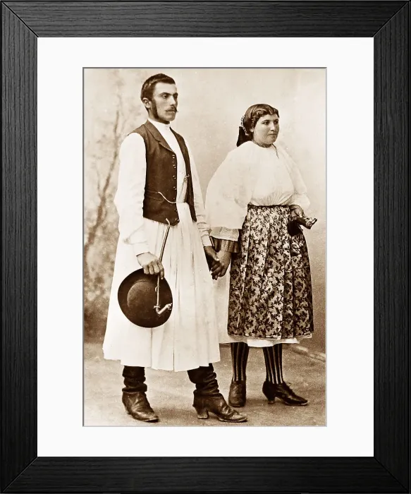 Framed Print : Magyar Peasants, Budapest, Hungary Framed Print : Magyar Peasants, Budapest, Hungary