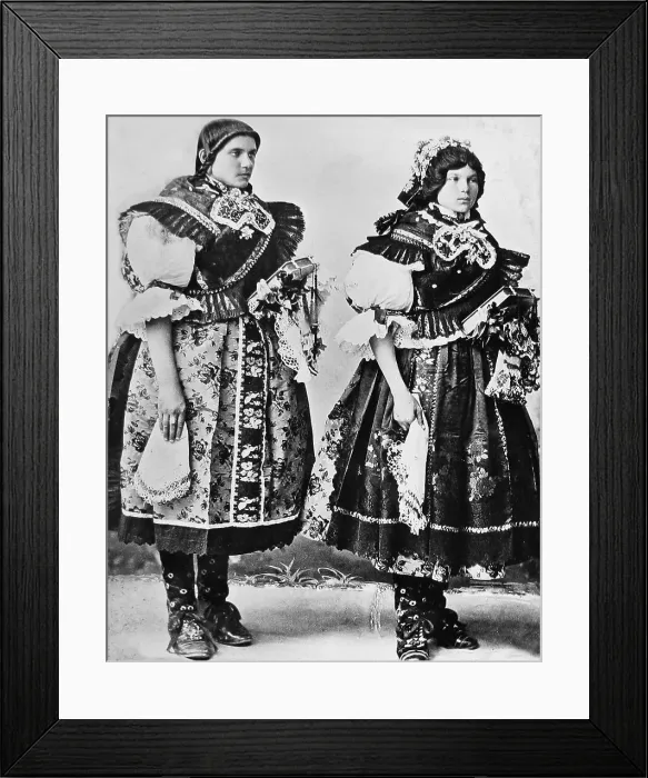 Framed Print : Hungary Budapest Magyar peasants pre-1900 Framed Print : Hungary Budapest Magyar peasants pre-1900