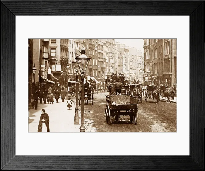 Framed Print : Fleet Street, London Framed Print : Fleet Street, London