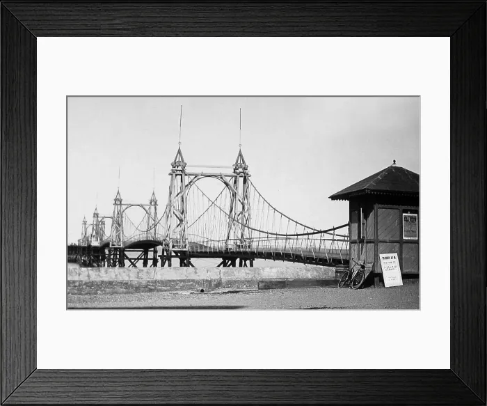 Framed Print : Seaview Pier Isle of Wight Victorian period Framed Print : Seaview Pier Isle of Wight Victorian period