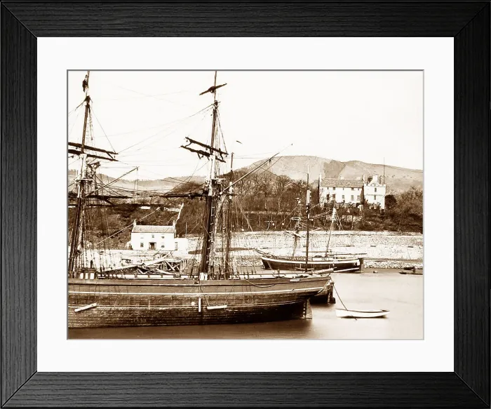 Framed Print : Rossend Castle Burntisland Victorian period Framed Print : Rossend Castle Burntisland Victorian period