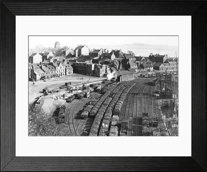 Framed Print : Burntisland railway yard, Scotland Framed Print : Burntisland railway yard, Scotland