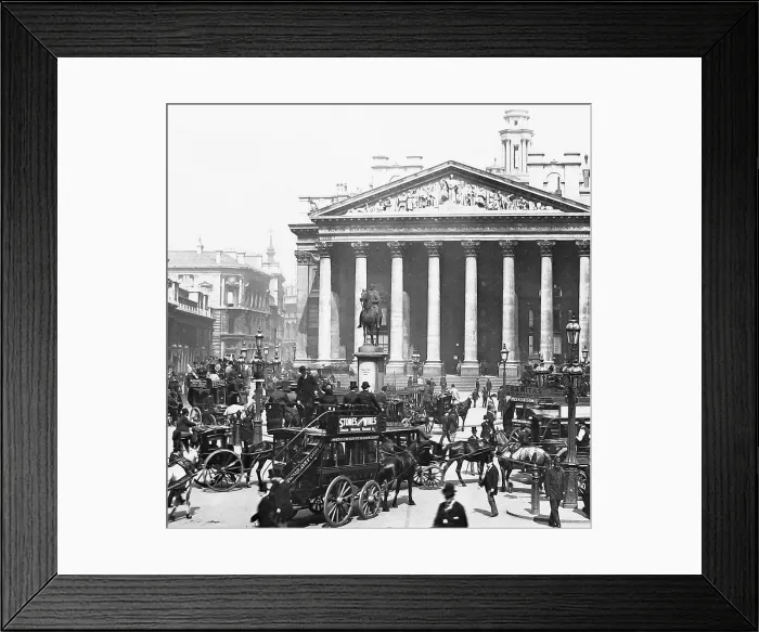 Framed Print : London Royal Exchange Victorian period Framed Print : London Royal Exchange Victorian period