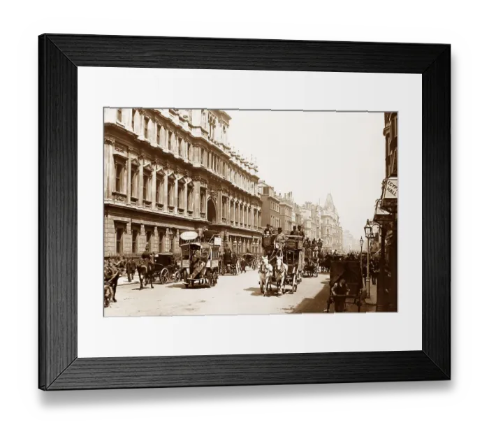 Framed Print : London Burlington House Victorian period Framed Print : London Burlington House Victorian period