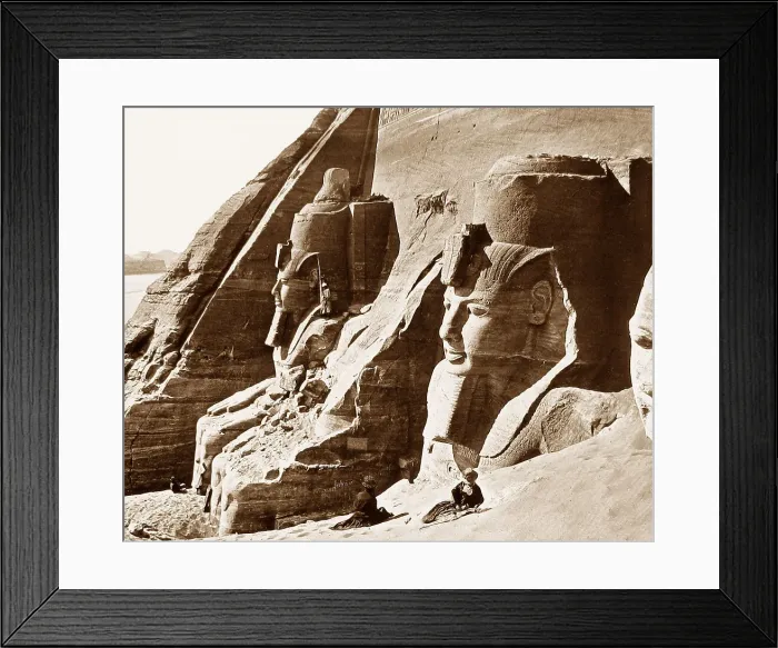 Framed Print : Egypt Nubia Abu Simbel Victorian period Framed Print : Egypt Nubia Abu Simbel Victorian period
