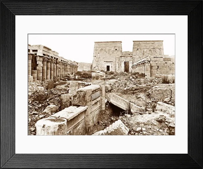 Framed Print : Temple of Isis at Philae, Egypt Framed Print : Temple of Isis at Philae, Egypt