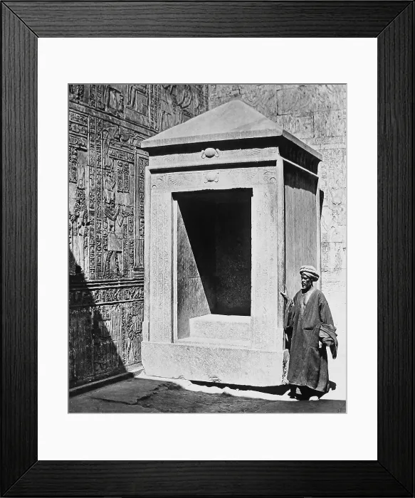 Framed Print : Egypt Temple of Edfu Victorian period Framed Print : Egypt Temple of Edfu Victorian period