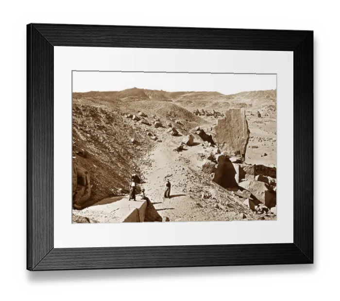 Framed Print : Aswan Quarries Framed Print : Aswan Quarries