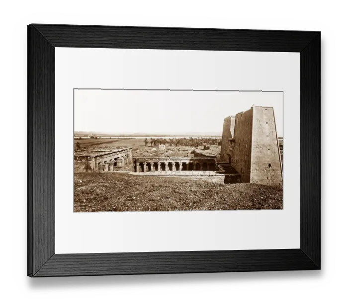 Framed Print : Temple of Edfu, Egypt Framed Print : Temple of Edfu, Egypt