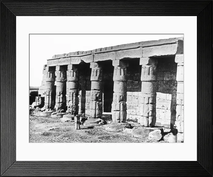 Framed Print : Egypt Koorna Luxor Victorian period Framed Print : Egypt Koorna Luxor Victorian period