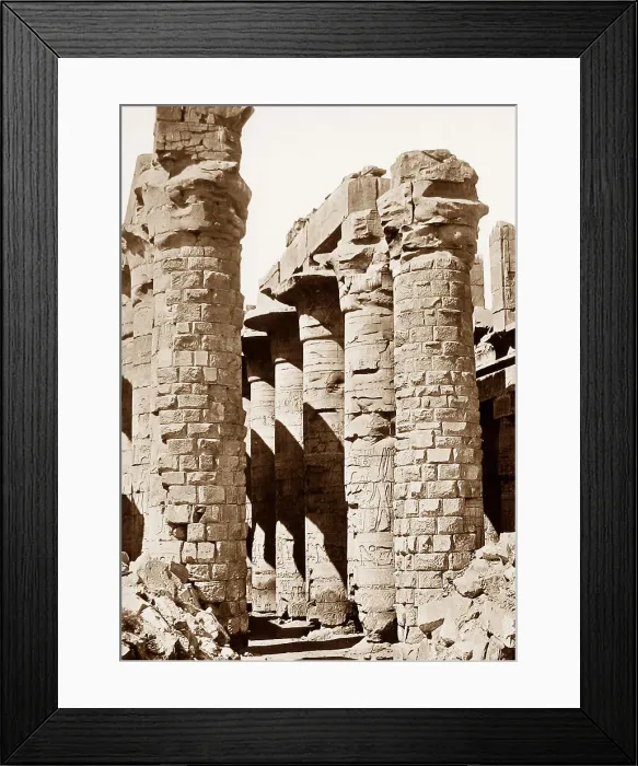 Framed Print : Temple of Karnak, Egypt