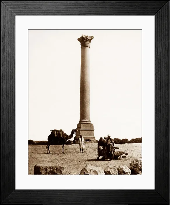 Framed Print : Pompeys Pillar, Alexandria, Egypt Framed Print : Pompeys Pillar, Alexandria, Egypt