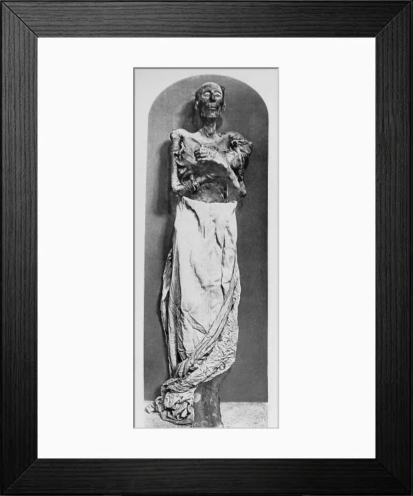 Framed Print : Egypt Ramesses II Mummy Victorian period Framed Print : Egypt Ramesses II Mummy Victorian period