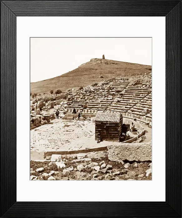 Framed Print : Lebanon Baalbec pre-1900 Framed Print : Lebanon Baalbec pre-1900